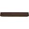 Ekena Millwork 3-Sided (U-beam) Hand Hewn Endurathane Faux Wood Ceiling Beam, Premium Hickory, 4"W x 4"H  x 8'L BMHH3C0040X040X096ZH - alternate 4